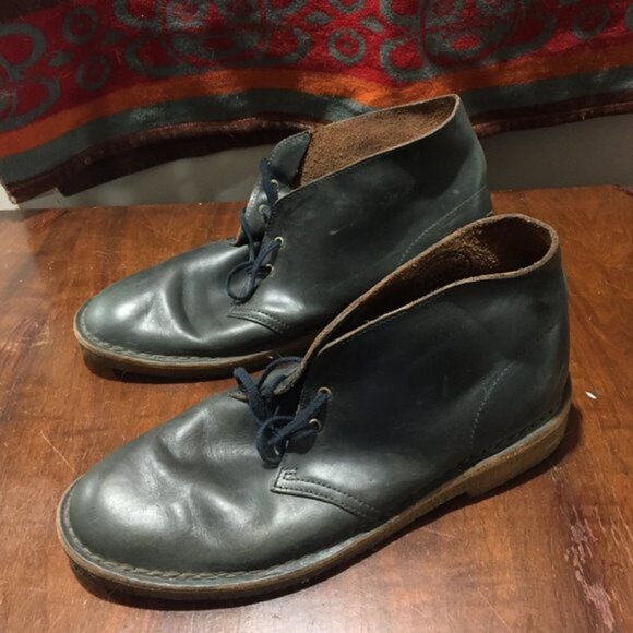 CLARKS MEN'S LEATHER BOOTS SIZE 11 - Picture 4 of 14